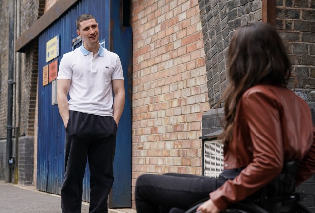 Harry chats to Penny in EastEnders