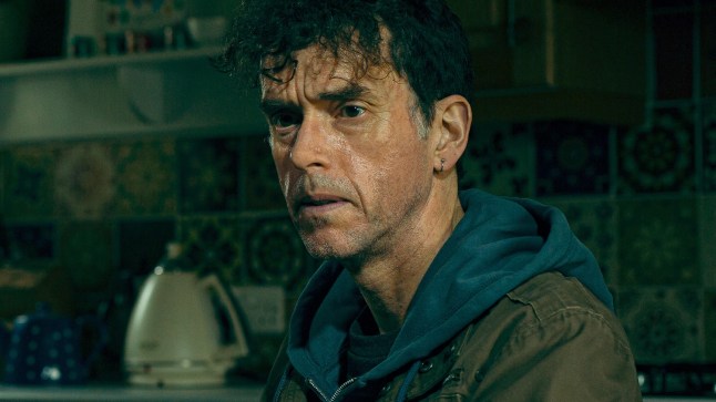 Marlon sits in the kitchen of his home in Emmerdale