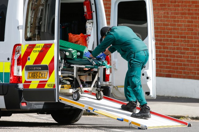 NHS Ambulance Staff Fighting Coronavirus