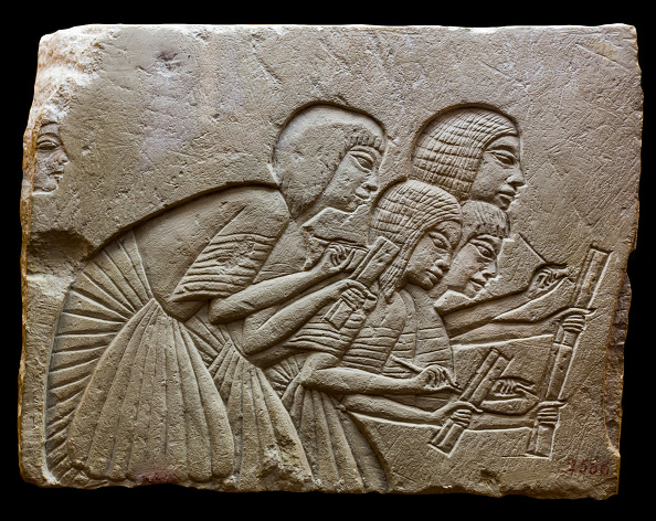 Relief Of Four Scribes