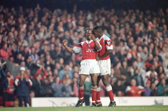 Arsenal Vs Villa Premier League Match At Highbury, November 1993