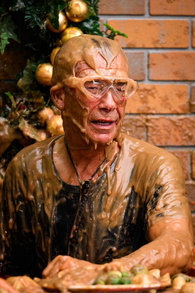 STRICT EMBARGO - NOT FOR USE BEFORE 22:30 GMT, 08 Dec 2023 - EDITORIAL USE ONLY Mandatory Credit: Photo by James Gourley/ITV/Shutterstock (14249090j) Bushtucker Trial, Have Yourself A Grotty Little Christmas - Nigel Farage 'I'm a Celebrity...Get Me Out of Here!' TV show, Series 23, Australia - 08 Dec 2023