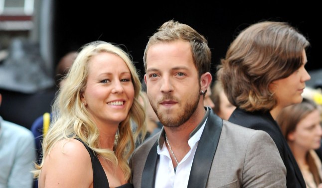 Mandatory Credit: Photo by Alan Davidson/Shutterstock (7530589p) 'The Dark Night Rises' European Premiere Outside Arrivals at the Odeon Leicester Square James Morrison with His Partner Gill 'The Dark Night Rises' - 18 Jul 2012