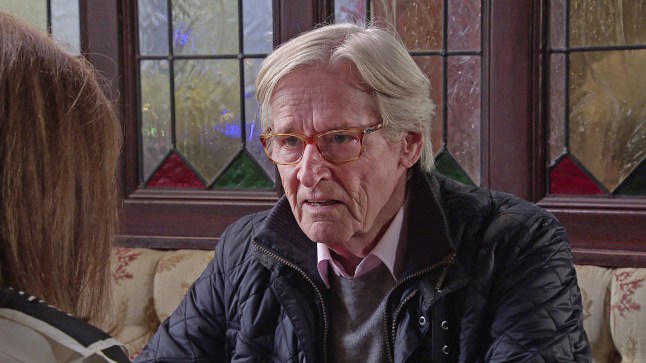 Ken speaks to Martha in a pub booth in Corrie