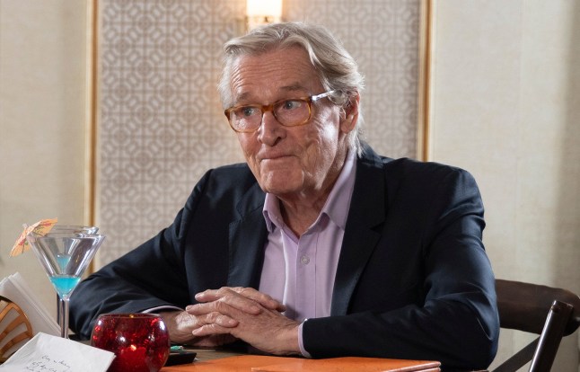 Ken Barlow smiling in Coronation Street