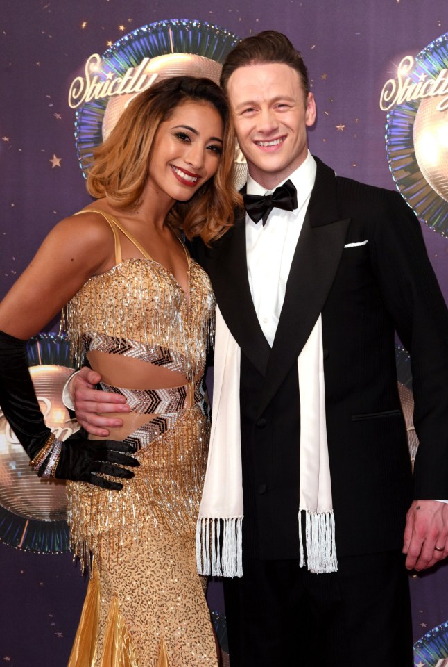 Mandatory Credit: Photo by David Fisher/REX/Shutterstock (9028516li) Karen Clifton and Kevin Clifton 'Strictly Come Dancing' launch, BBC Broadcasting House, London, UK - 28 Aug 2017