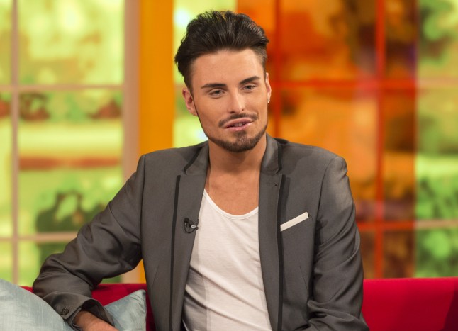 Editorial use only Mandatory Credit: Photo by Ken McKay/REX/Shutterstock (1875939ai) Rylan Clark 'Daybreak' TV Programme, London, Britain - 24 Sep 2012