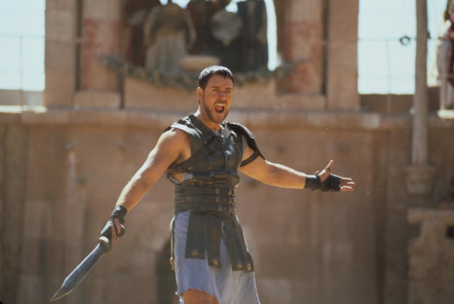 Russell Crow in Gladiator