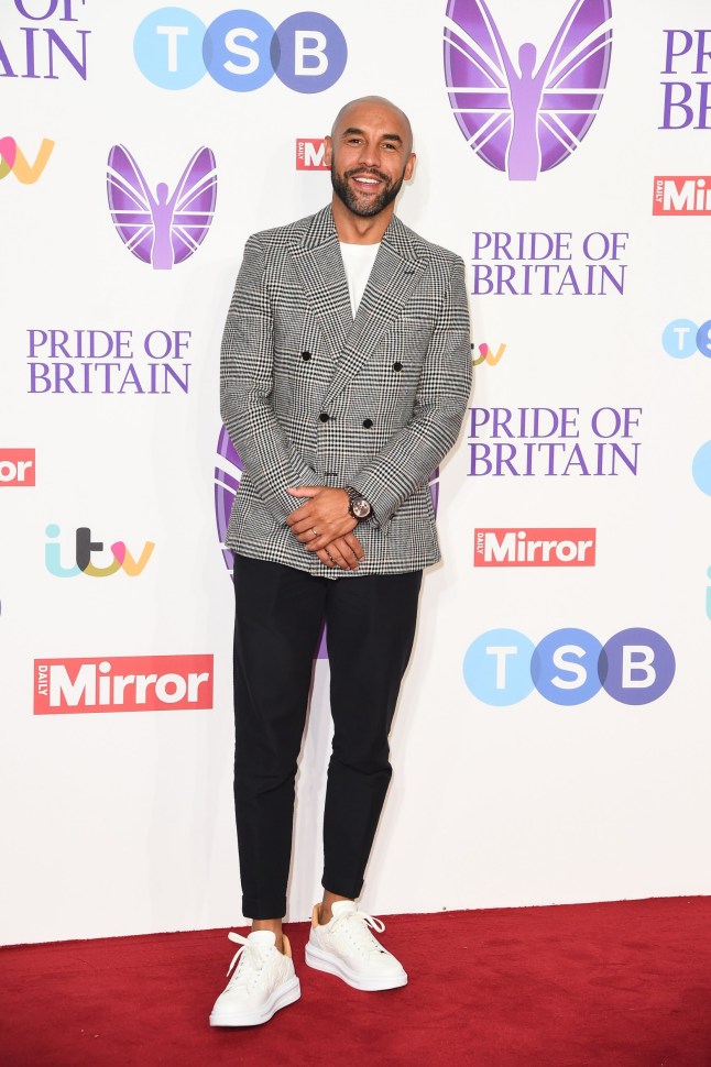 LONDON, ENGLAND - OCTOBER 08: Alex Beresford arrives at the Pride Of Britain Awards 2023 at Grosvenor House on October 08, 2023 in London, England. (Photo by Eamonn M. McCormack/Getty Images)