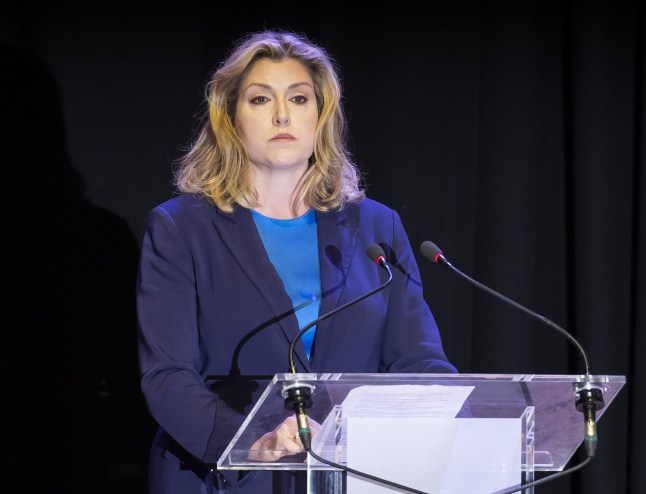 Mandatory Credit: Photo by Ben Stevens/Shutterstock (14571139w) Portsmouth South and Portsmouth North general election count at Portsmouth Guildhall, Hants, UK. Senior Conservative politician Penny Mordaunt (pictured) loses her seat to Labour candidate Amanda Martin. Portsmouth North Election count, The Guildhall, Portsmouth, Hampshire, UK - 04 Jul 2024