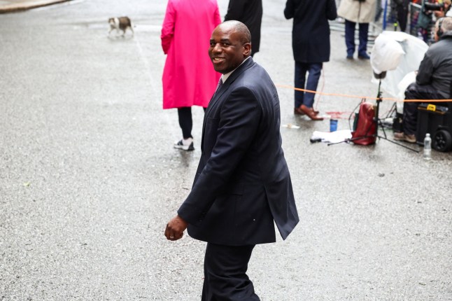 Britain's Foreign Secretary David Lammy walks outside Downing Street on the day of the first cabinet meeting with British Prime Minister Keir Starmer, in London, Britain, July 6, 2024. REUTERS/Phil Noble