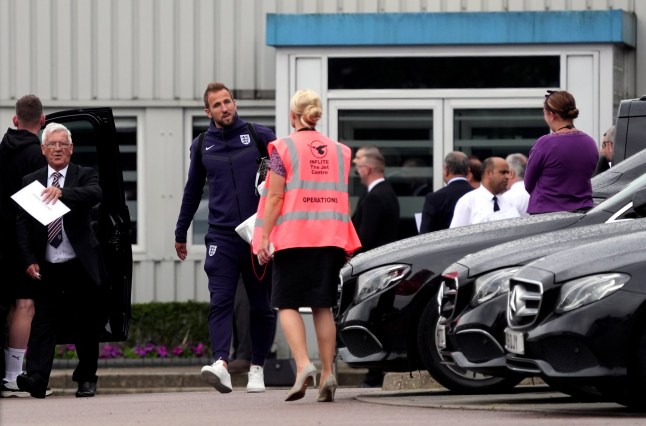 England's Harry Kane arrives at London Stansted Airport. Gareth Southgate and England tasted defeat in a second successive European Championship final as Spain triumphed 2-1 in Berlin. Picture date: Monday July 15, 2024. PA Photo. See PA Story SOCCER England. Photo credit should read: Gareth Fuller/PA Wire. RESTRICTIONS: Use subject to restrictions. Editorial use only, no commercial use without prior consent from rights holder.