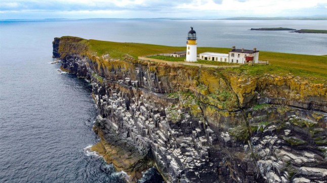 Lighthouse property Copinsay Orkney Isles Scotland