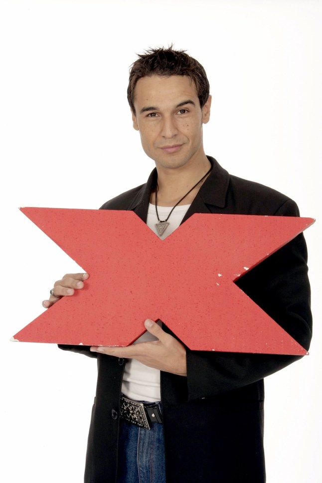 Editorial use only. No book publishing. Mandatory Credit: Photo by Ken McKay/REX/Shutterstock (556769ap) Chico Slimani 'THE X FACTOR' TV PROGRAMME, LONDON, BRITAIN - 15 OCT 2005