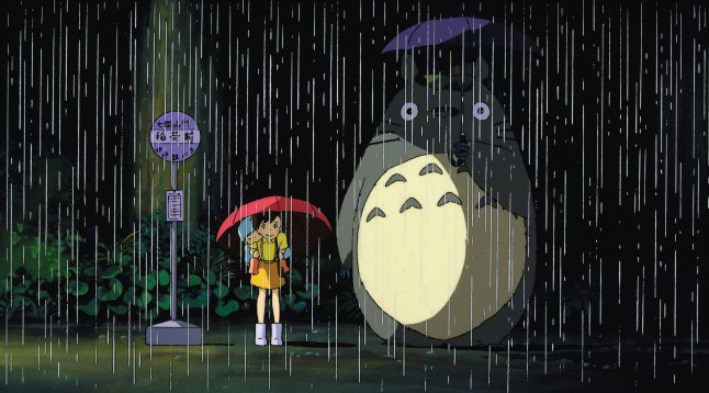 Undated film still from My Neighbor Totoro. Pictured: Satsuki (voiced by Noriko Hidaka) and Totoro (Hitoshi Takagi). See PA Feature SHOWBIZ Film Reviews. WARNING: This picture must only be used to accompany PA Feature SHOWBIZ Film Reviews. PA Photo. Picture credit should read: Studio Ghibli/Elysian Film Group Distribution. All Rights Reserved. NOTE TO EDITORS: This picture must only be used to accompany PA Feature SHOWBIZ Film Reviews.