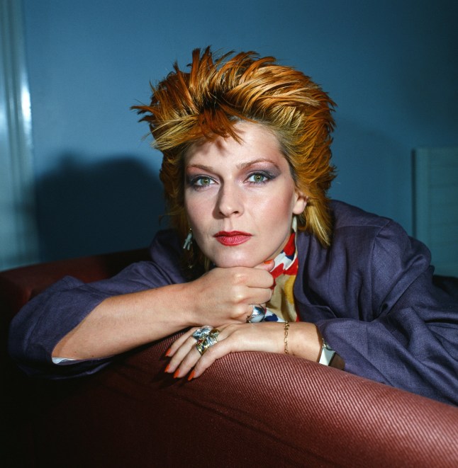 Singer and actress Toyah Willcox, 1981. (Photo by Staff/Daily Record/Mirrorpix/Getty Images)