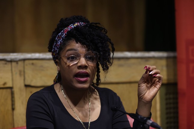 Mandatory Credit: Photo by Richard Gardner/REX/Shutterstock (13660842ee) Chantelle Lunt (BLM & Kill the BILL) speaking at the Solidarity, Struggle, Socialism Conference held by ARISE ARISE Conference, London, UK - 10 Dec 2022