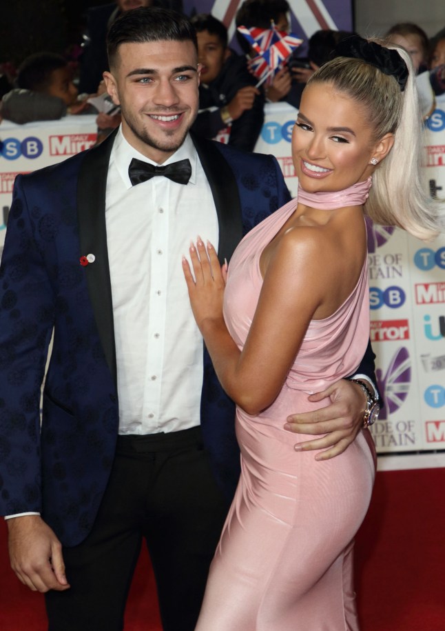 Mandatory Credit: Photo by Keith Mayhew/SOPA Images/REX/Shutterstock (10460011ax) Tommy Fury and Molly-Mae Hague Pride of Britain Awards, London, UK - 28 Oct 2019