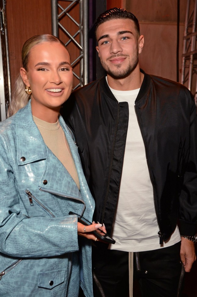 Mandatory Credit: Photo by Hannah Young/REX/Shutterstock (12809085cd) Molly-Mae Hague and Tommy Fury Molly Mae x PrettyLittleThing new collection debut, Londoner Hotel, London, UK - 16 Feb 2022