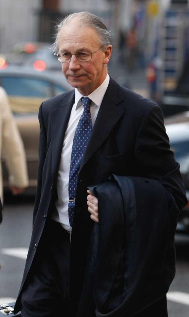 LONDON - FEBRUARY 12: Lord Robert Fellows arrives to the High Court on February 12, 2008 in London, England. Lord Fellowes, the brother in law of Princess Diana, is due to give evidence to today during the continuation of the Diana inquest trial. (Photo by Daniel Berehulak/Getty Images)