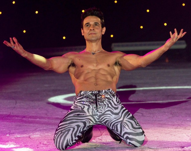 Mandatory Credit: Photo by Tim Scrivener/REX/Shutterstock (2099123f) Chico Slimani 'Celebrities on Ice' Show, Peterborough Arena, Britain - 24 Jan 2013