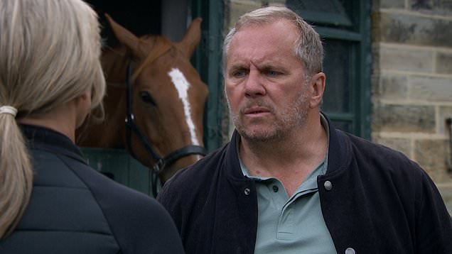 Will looks confused as he speaks to Kim at the Stables in Emmerdale