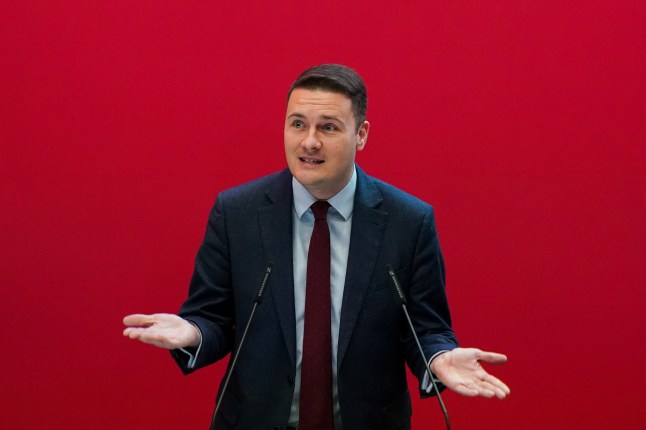 NEWCASTLE UPON TYNE, ENGLAND - MARCH 02: Wes Streeting, Shadow Secretary of State for Health and Social Care delivers his keynote speech to delegates during the Labour North Conference at Newcastle University on March 02, 2024 in Newcastle upon Tyne, England. Labour North Regional Conference is the biggest event run by the Labour North. It is an opportunity for members from across the North region to come together, hear speakers, debate, discuss, have their say on policy, and brush up on their campaigning skills with training seminars and to hear from senior Labour front-benchers. (Photo by Ian Forsyth/Getty Images)