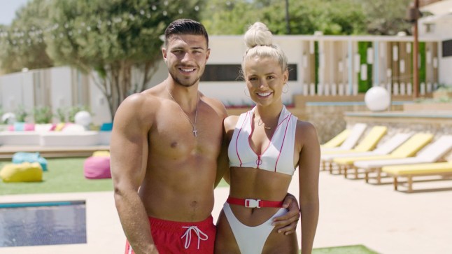 Editorial Use Only. No Merchandising. No Commercial Use. Mandatory Credit: Photo by ITV/REX/Shutterstock (10332972ad) Tommy Fury and Molly-Mae Hague 'Love Island' TV Show, Series 5, Episode 35, Majorca, Spain - 12 Jul 2019