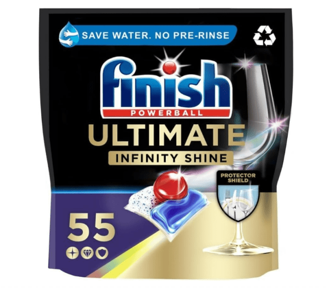 Image of Finish Ultimate Infinity Shine Tablets from Amazon