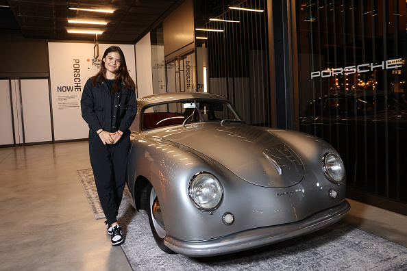 Porsche Brand Ambassador Emma Raducanu Joins Launch Evening for Porsche NOW at Battersea Power Station