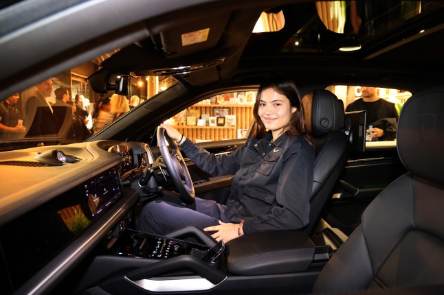 Porsche Brand Ambassador Emma Raducanu Joins Launch Evening for Porsche NOW at Battersea Power Station