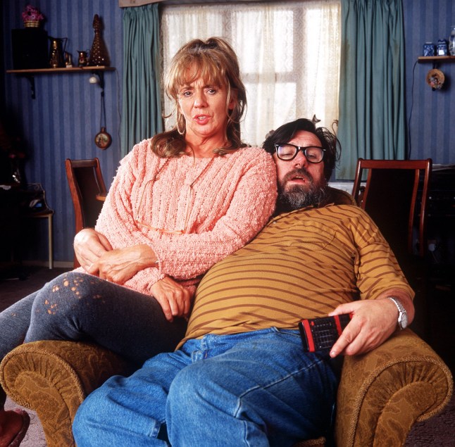 Ricky Tomlinson and Sue Johnston as Jim and Barbara Royle