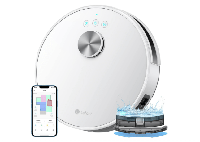 Image of Lefant M1 Robot Vacuum Cleaner with Mop Room Mapping from Amazon