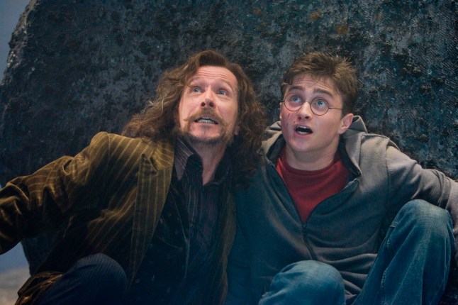 FILM. 'Harry Potter and the Order of the Phoenix'. (2007) Gary Oldman as Sirius Black and Daniel Radcliffe as Harry Potter, L-R, in David Yates fantasy adventure film , the fifth in the Harry Potter film series. Ref: B187_102451_0001 Date: 09.07.2007 COMPULSORY CREDIT: Itar-Tass/Starstock/Photoshot RE06D5ED B187_102451_0001 B187_102451 102451 harry potter harry potter and the prder pf the phoenix movie still movie stills film still film stills 09.07.2007 B187