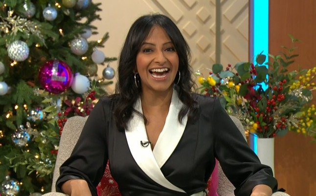 Mandatory Credit: Photo by ITV/REX (11654506g) Ranvir Singh 'Lorraine' TV Show, London, UK - 21 Dec 2020