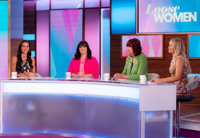 Editorial use only Mandatory Credit: Photo by Ken McKay/ITV/Shutterstock (13018469k) Christine Lampard, Coleen Nolan, Janet Street-Porter, Katie Piper 'Loose Women' TV show, London, UK - 05 Jul 2022