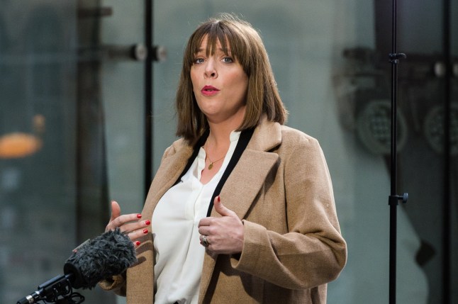 Labour Party MP Jess Phillips speaks to the media outside the BBC Broadcasting House in central London after appearing on The Andrew Marr Show on 05 January, 2020 in London, England. Jess Phillips declared her candidacy in the race for Labour Party leadership which is due to begin next week. (Photo by WIktor Szymanowicz/NurPhoto via Getty Images)