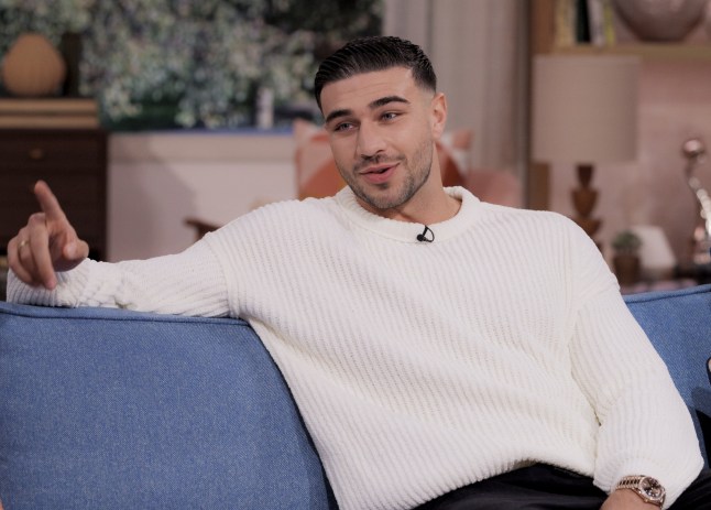 Editorial use only Mandatory Credit: Photo by Ken McKay/ITV/Shutterstock (14773624s) Tommy Fury 'This Morning' TV show, London, UK - 10 Oct 2024