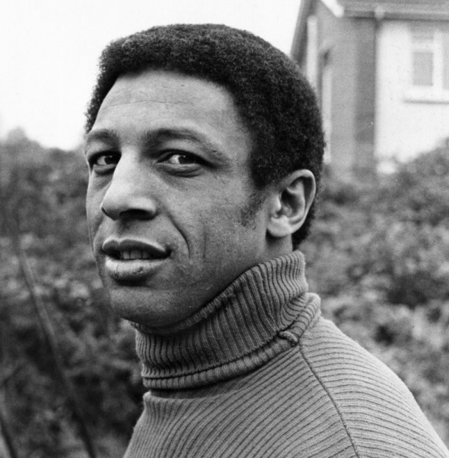 Hull Kingston Rovers Rugby league player Clive Sullivan, captain of the Great Britain side who won the World Cup with a 10-0 victory over Australia, pictured on his return to Cardiff, his home city, where he was given a heroes' welcome. 18th November 1972.