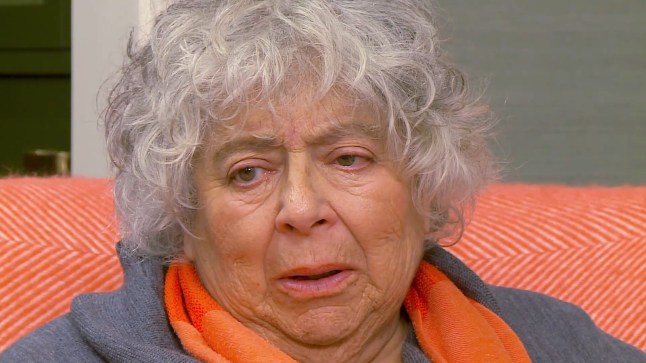 Miriam Margolyes tears up in Googlebox scene