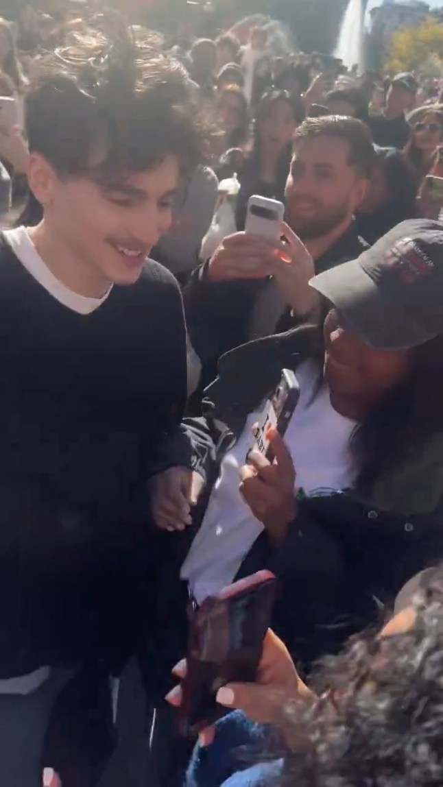 14008281 Timothee Chalamet sparks pandemonium as he shows up at his OWN lookalike contest in New York - but doesn't win $50 cash prize