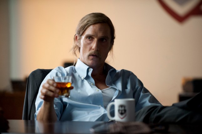 Television Programme: True Detective with Matthew McConaughey as Detective Rustin Spencer "Rust" Cohle. True Detective - Season 01. Episode 08 "Form And Void". 2014 Home Box Office, Inc. All Rights Reserved