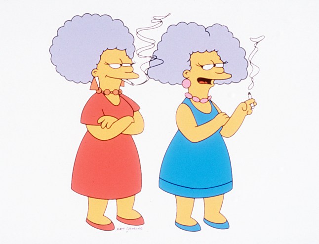 Patty (Left) and Selma Bouvier, Marge Simpson's Sisters