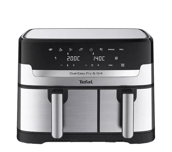 Image of TEFAL Easy Fry Dual Zone Air Fryer & Grill from Currys