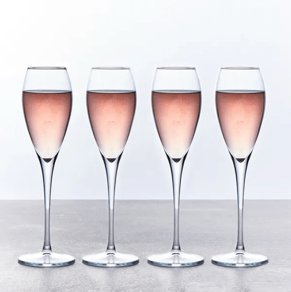 Image of Set of 4 Champagne Flute Glasses from Dunelm