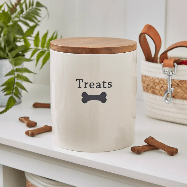 Image of Pets Treat Storage Jar from Dunelm