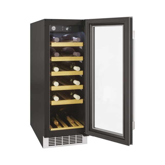 Image of Hoover H-WINE 500 - 20 bottles, Black, Wine Cooler