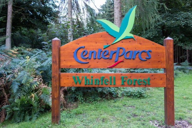 EN6N41 sign at entrance to CenterParcs Whinfell Forest