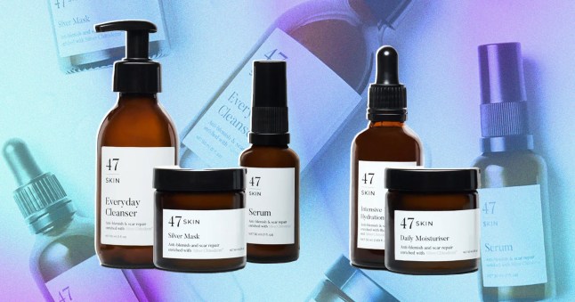 Save your skin with the help of 47 Skin's acne-busting, Silver Chitoderm formulas (Picture: 47 Skin)