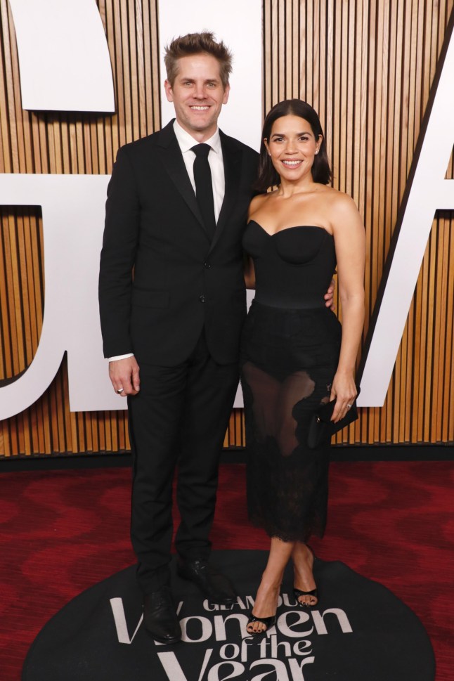 Mandatory Credit: Photo by Gregory Pace/Shutterstock (14192042co) Ryan Piers Williams and America Ferrera Glamour Women of the Year 2023 Awards, New York, USA - 07 Nov 2023